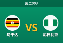 2025年12月30日 周二003 非洲杯生死战:尼日利亚轮换明牌,乌干达背水一战能否逆天改命?-足球赛事前瞻 | AI 智能分析 | 足球数据解读 - 球小智