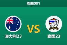2026年1月8日 周四001 澳大利23 vs 泰国23赛前分析:让步深开至1.75,袋鼠军团能否轻松穿盘?-足球赛事前瞻 | AI 智能分析 | 足球数据解读 - 球小智