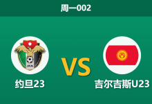 2026年1月12日 周一002 约旦23 vs 吉尔吉斯U23赛前分析:生死战当前,约旦能否穿盘晋级?-足球赛事前瞻 | AI 智能分析 | 足球数据解读 - 球小智