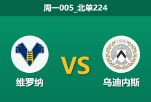 2026年1月26日 周一005_北单224 维罗纳 vs 乌迪内斯赛前分析：核心离队叠加伤病潮，维罗纳能否守住保级底线？-足球赛事前瞻 | AI 智能分析 | 足球数据解读 - 球小智