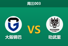 2026年3月4日 周三003 大阪钢巴 vs 叻武里赛前分析：亚冠淘汰赛首回合，主队深盘让步是否存在隐患？-足球赛事前瞻 | AI 智能分析 | 足球数据解读 - 球小智