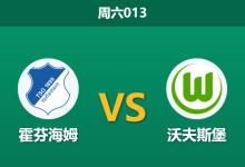 2026年3月14日 周六013 霍芬海姆 vs 沃夫斯堡赛前分析：换帅能否拯救狼堡，主队让步是否过深？-足球赛事前瞻 | AI 智能分析 | 足球数据解读 - 球小智