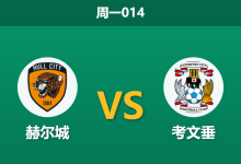 2026年4月6日 周一014 赫尔城 vs 考文垂赛前分析：榜首狂飙，主队残阵能否阻挡领头羊？-足球赛事前瞻 | AI 智能分析 | 足球数据解读 - 球小智