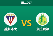 2026年4月14日 周二007 基多体大 vs 米拉索尔赛前分析：高原魔鬼主场发威，疲惫客军能否全身而退？-足球赛事前瞻 | AI 智能分析 | 足球数据解读 - 球小智