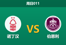 2026年4月19日 周日011 诺丁汉 vs 伯恩利赛前分析：欧战消耗加剧伤病，主队大胜是否被过度高估？-足球赛事前瞻 | AI 智能分析 | 足球数据解读 - 球小智